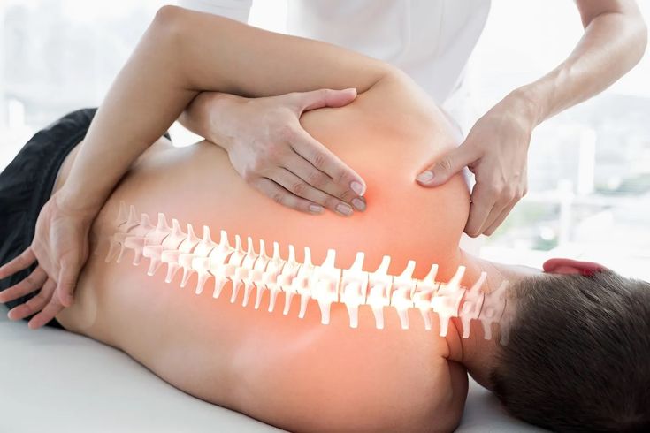 Manual osteopathic therapy treatment for posture correction and chronic pain relief